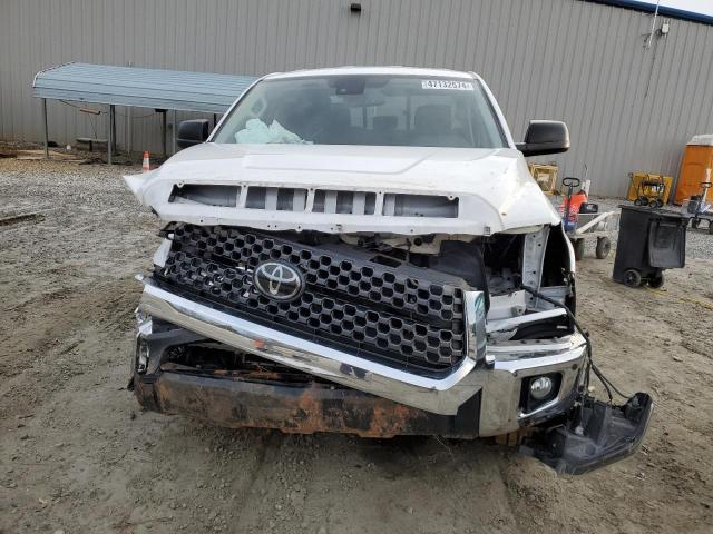5TFRY5F12MX284726 - 2021 TOYOTA TUNDRA DOUBLE CAB SR/SR5 WHITE photo 5