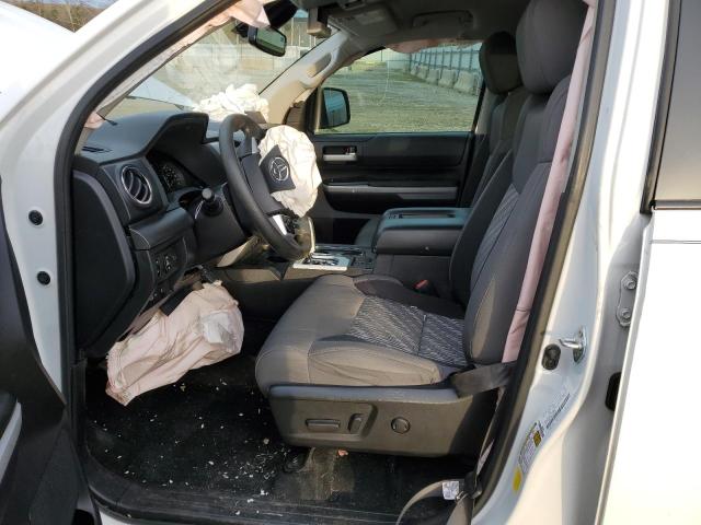 5TFRY5F12MX284726 - 2021 TOYOTA TUNDRA DOUBLE CAB SR/SR5 WHITE photo 7