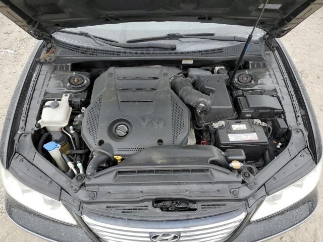 KMHFC46F19A429011 - 2009 HYUNDAI AZERA SE BLACK photo 11