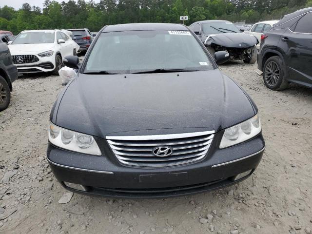 KMHFC46F19A429011 - 2009 HYUNDAI AZERA SE BLACK photo 5