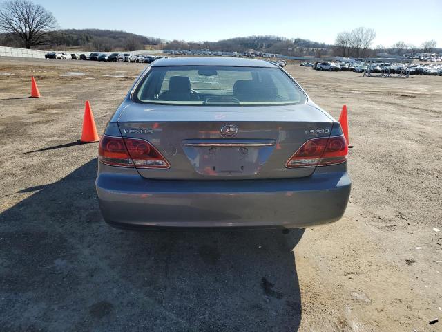 JTHBA30GX65147778 - 2006 LEXUS ES 330 GRAY photo 6