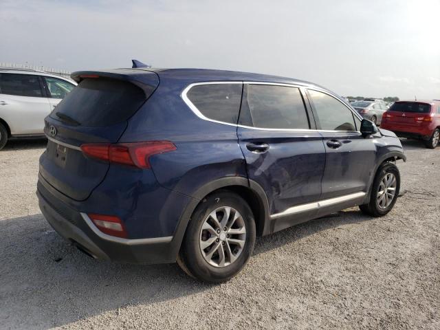 5NMS33ADXLH180949 - 2020 HYUNDAI SANTA FE SEL BLUE photo 3