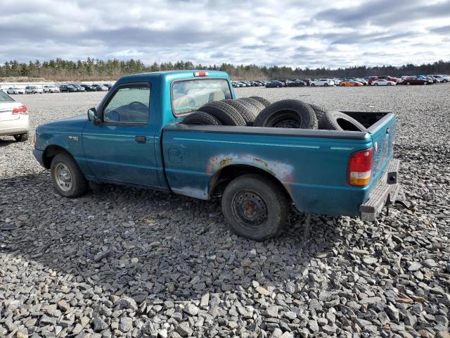 1FTCR10A9VPB30231 - 1997 FORD RANGER GREEN photo 2