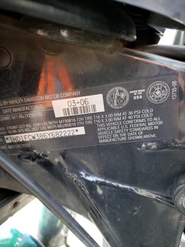 1HD1FCW386Y682222 - 2006 HARLEY-DAVIDSON FLHTCUI 绿色 照片 10