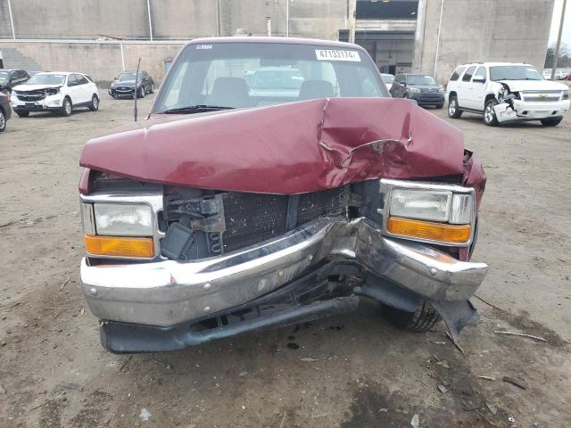 1B7GL23X4TS507034 - 1996 DODGE DAKOTA BURGUNDY photo 5