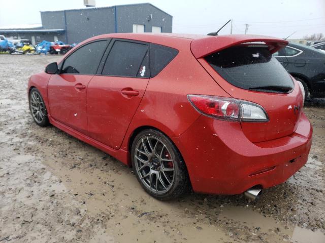JM1BL1H3XA1327246 - 2010 MAZDA SPEED 3 წითელი ფოტო 2