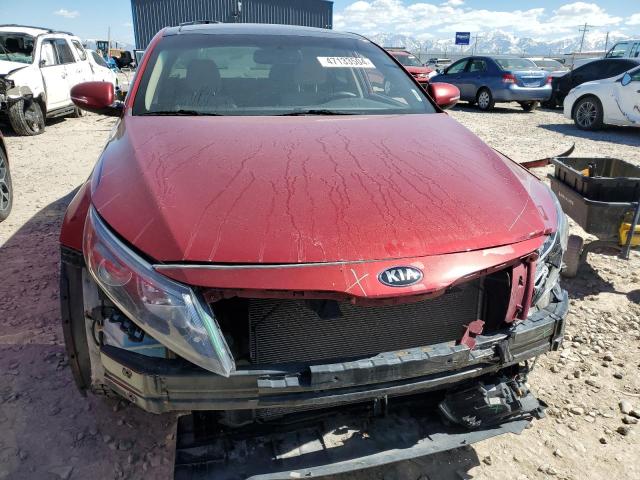 5XXGN4A77EG346135 - 2014 KIA OPTIMA EX RED photo 5