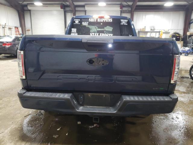 1FTEX1EP4JFC61465 - 2018 FORD F150 SUPER CAB BLUE photo 6