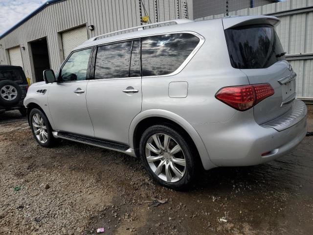 JN8AZ2NF6H9641989 - 2017 INFINITI QX80 BASE SILVER photo 2