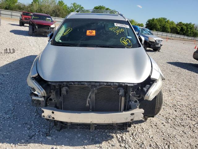 5N1AL0MN8EC510356 - 2014 INFINITI QX60 SILVER photo 5