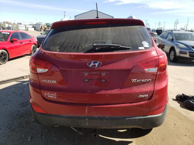 KM8JUCAC1DU554547 - 2013 HYUNDAI TUCSON GLS RED photo 6