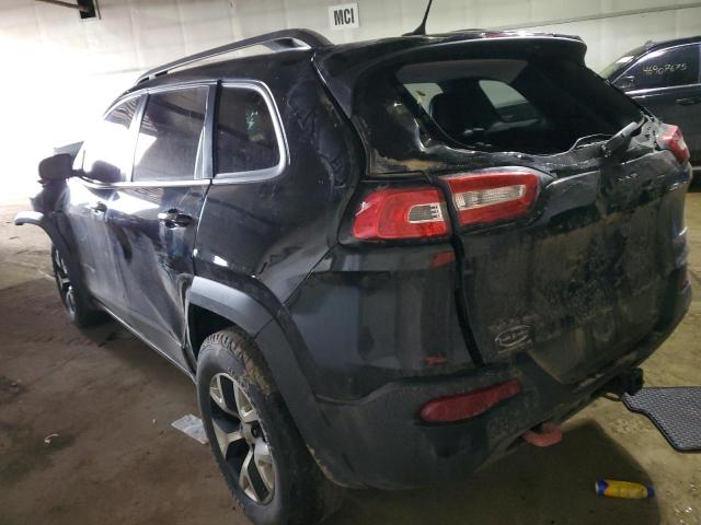 1C4PJMBS3FW728810 - 2015 JEEP CHEROKEE TRAILHAWK BLACK photo 2