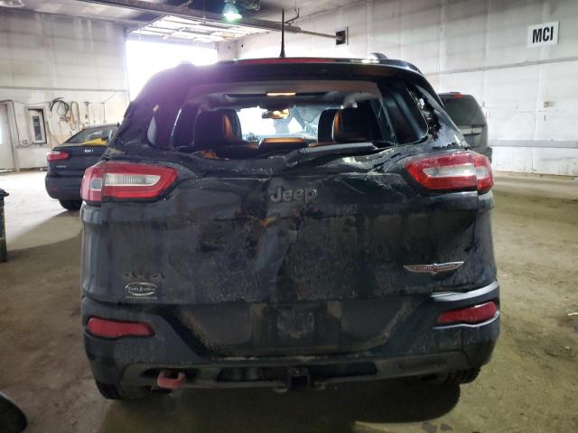 1C4PJMBS3FW728810 - 2015 JEEP CHEROKEE TRAILHAWK BLACK photo 6