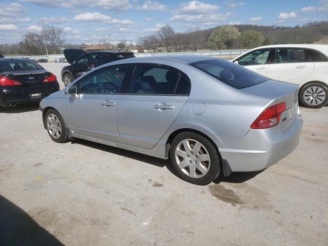 1HGFA16566L049664 - 2006 HONDA CIVIC LX SILVER photo 2