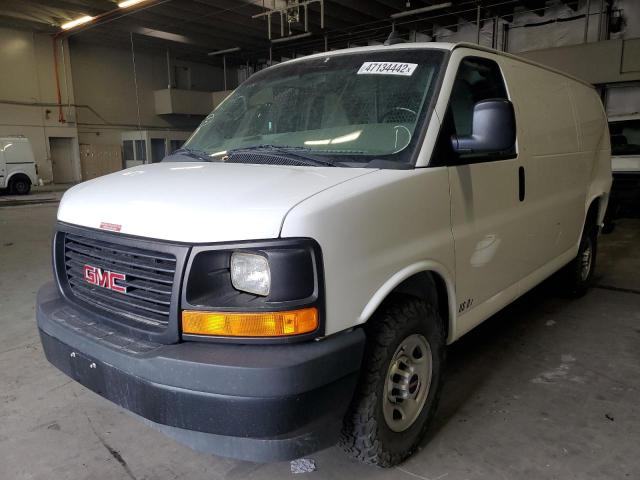 1GTW7AFF1H1110665 - 2017 GMC SAVANA G2500 WHITE photo 2