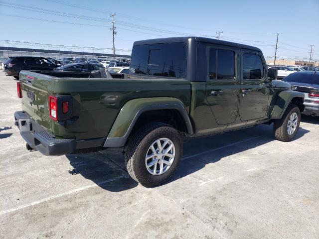 1C6HJTAG9ML572662 - 2021 JEEP GLADIATOR SPORT GREEN photo 3