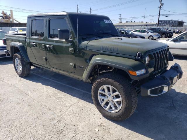 1C6HJTAG9ML572662 - 2021 JEEP GLADIATOR SPORT GREEN photo 4