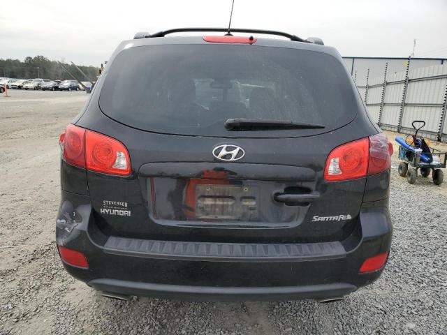 5NMSH13E29H295937 - 2009 HYUNDAI SANTA FE SE BLACK photo 6