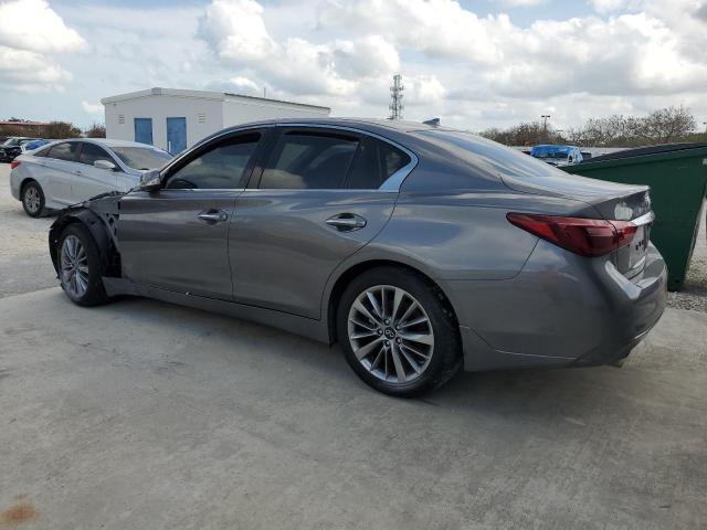 JN1EV7BP9PM510525 - 2023 INFINITI Q50 LUXE SILVER photo 2