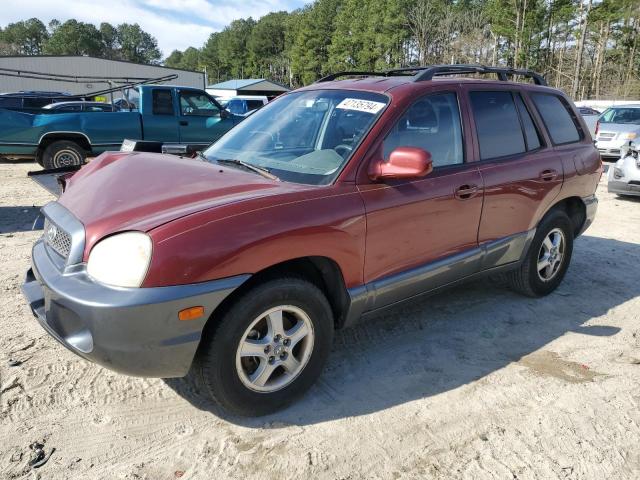 KM8SC13E14U761725 - 2004 HYUNDAI SANTA FE GLS RED photo 1