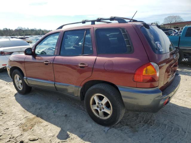 KM8SC13E14U761725 - 2004 HYUNDAI SANTA FE GLS RED photo 2