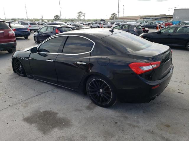 ZAM57XSA1G1165829 - 2016 MASERATI GHIBLI BLACK photo 2