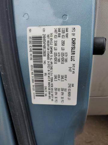 2A8HR54P48R139698 - 2008 CHRYSLER TOWN & COU TOURING ლურჯი ფოტო 13