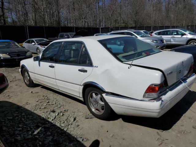 WDBGA33GXVA340309 - 1997 MERCEDES-BENZ S 320 WHITE photo 2