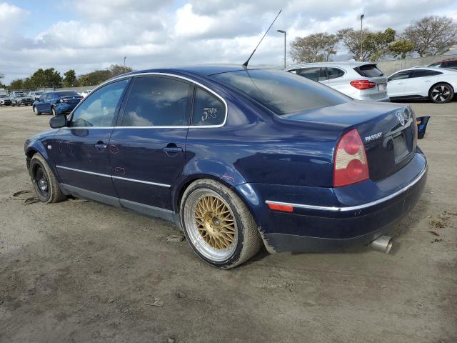 WVWPD63B14E122474 - 2004 VOLKSWAGEN PASSAT GLS BLUE photo 2