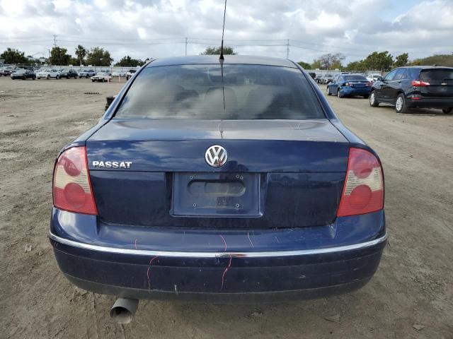 WVWPD63B14E122474 - 2004 VOLKSWAGEN PASSAT GLS BLUE photo 6