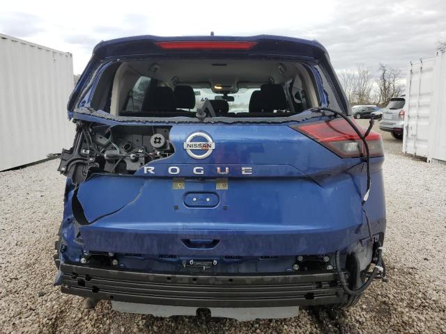 JN8AT3AA0MW018297 - 2021 NISSAN ROGUE S BLUE photo 6