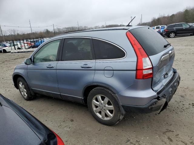 JHLRE48738C028177 - 2008 HONDA CR-V EXL BLUE photo 2