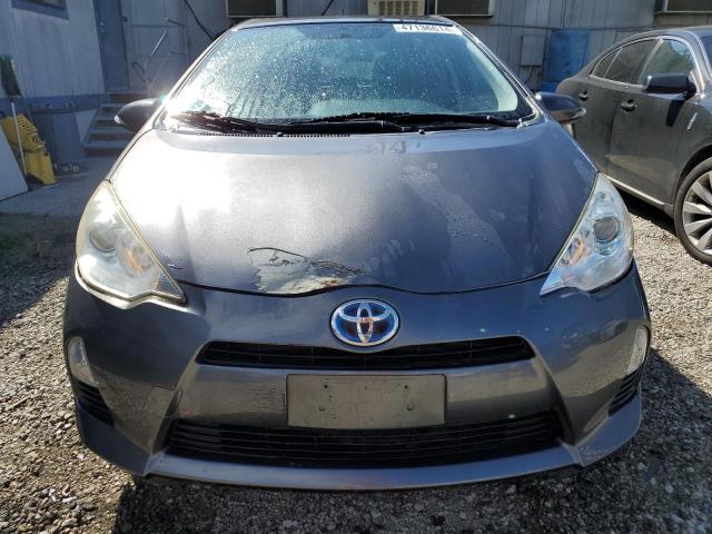 JTDKDTB36D1543181 - 2013 TOYOTA PRIUS C GRAY photo 5