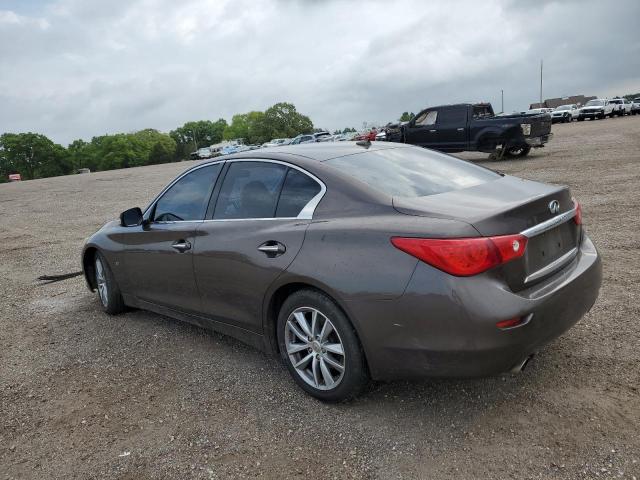 JN1BV7AP9EM678909 - 2014 INFINITI Q50 BASE BROWN photo 2