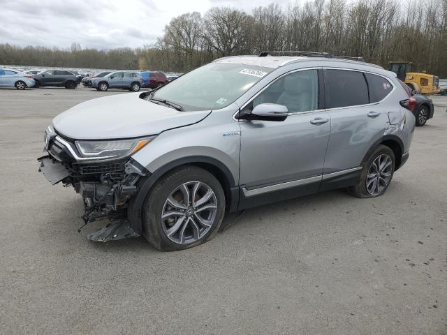 7FART6H93ME016872 - 2021 HONDA CR-V TOURING SILVER photo 1