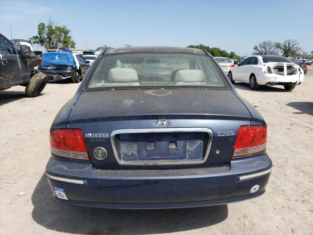 KMHWF35H45A098553 - 2005 HYUNDAI SONATA GLS BLUE photo 6