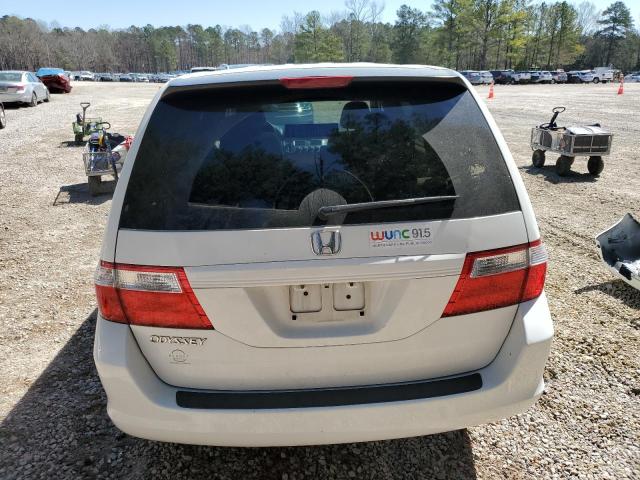 5FNRL38257B122306 - 2007 HONDA ODYSSEY LX WHITE photo 6