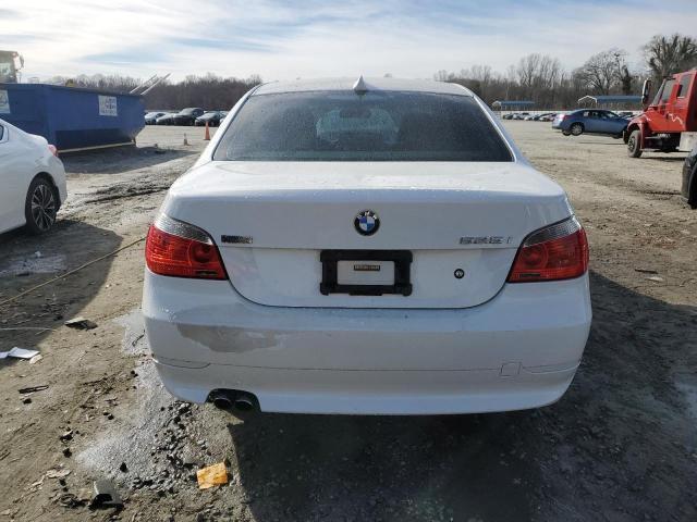 WBANE53527CW61854 - 2007 BMW 525 I WHITE photo 6