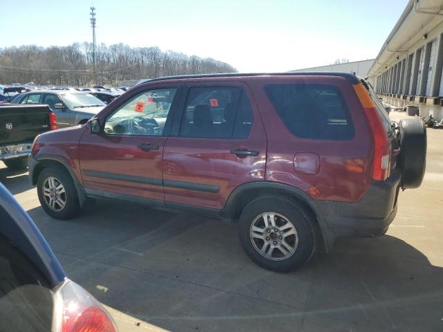 JHLRD78892C087173 - 2002 HONDA CR-V EX BURGUNDY photo 2