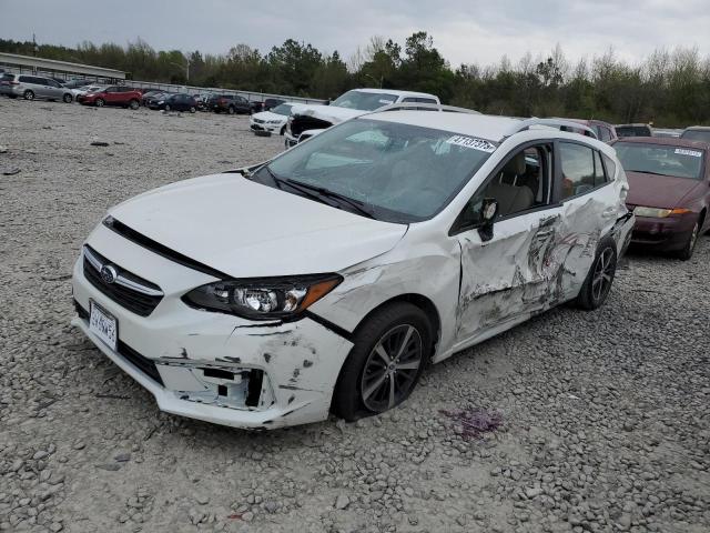 4S3GTAV67P3701717 - 2023 SUBARU IMPREZA PREMIUM WHITE photo 1