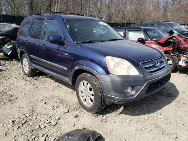 SHSRD78875U325115 - 2005 HONDA CR-V EX BLUE photo 4