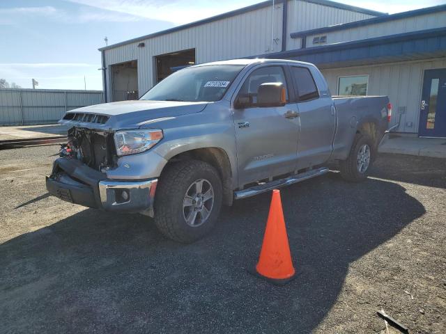 5TFUY5F12EX324959 - 2014 TOYOTA TUNDRA DOUBLE CAB SR/SR5 SILVER photo 1