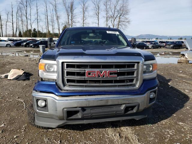 3GTU2UEC7EG381208 - 2014 GMC SIERRA K1500 SLE BLUE photo 5