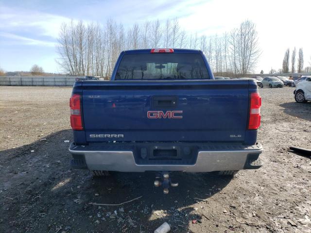 3GTU2UEC7EG381208 - 2014 GMC SIERRA K1500 SLE BLUE photo 6