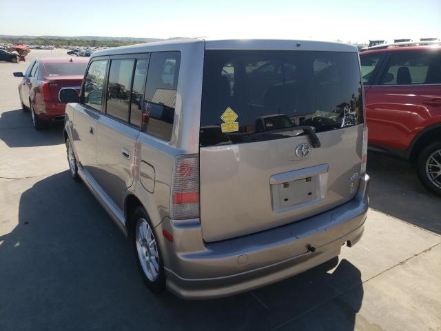 JTLKT324754023796 - 2005 TOYOTA SCION XB SILVER photo 3