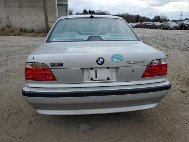 WBAGH83411DP33511 - 2001 BMW 740 IL SILVER photo 6