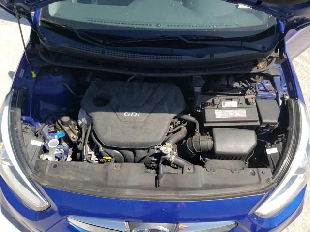 KMHCU4AE4EU764660 - 2014 HYUNDAI ACCENT GLS BLUE photo 11