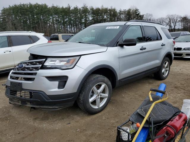 1FM5K8B84JGB49999 - 2018 FORD EXPLORER SILVER photo 1