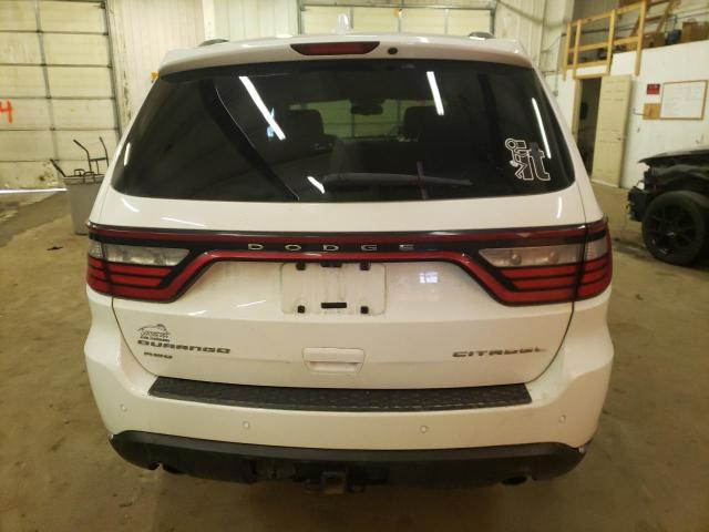 1C4RDJEGXEC323131 - 2014 DODGE DURANGO CITADEL WHITE photo 6