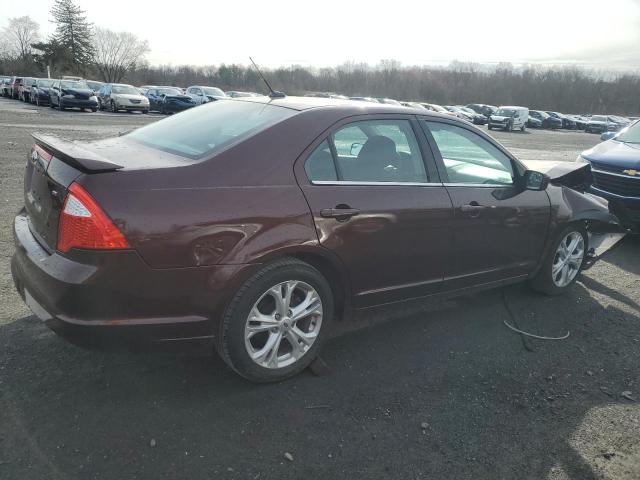 3FAHP0HA7CR167154 - 2012 FORD FUSION SE BURGUNDY photo 3